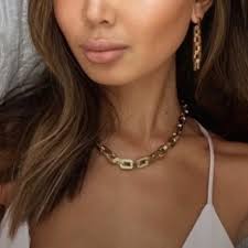 NWT $250 SUPRA LINK GOLD DROP EARRINGS EDDIE BURGO