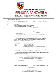 Organisasi siswa intra sekolah (osis) sman 1 jakarta jalan budi utomo no.7. Contoh Surat Undangan Rapat Pemuda Pancasila