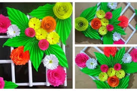 I regularly upload diy paper flowers and paper crafts flower making. Paper Wall Decoration Craft 5 Steps Instructables