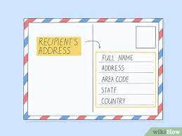 Most postcards usually have three or four lined spaces to include. How To Write A Postcard With Pictures Wikihow