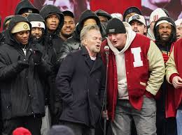 Indiana football national championship celebration photos at Memorial  Stadium