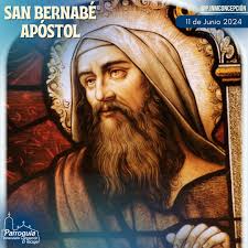 ✝️ Hoy celebramos al Apóstol San Bernabé, considerado así por los primeros  Padres de la Iglesia y por San Lucas, aunque no fuera parte del grupo  inicial de los doce elegidos por