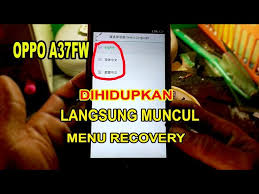 Trus klo bisa caranya gmn. Oppo A37fw Muncul Recovery Mode Youtube