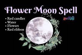Use the type of buttons that have small hooks on the backside. Full Flower Moon Spell Ritual May Spells8