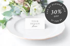 Wedding Place Card Mockup Wedding Place Cards Stationery Mockup Branding Mockups