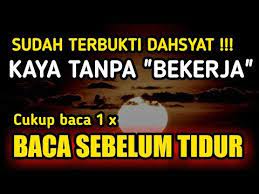 Dahsyat Kaya Seketika Baca 1 X Sebelum Tidur Keajaiban Sholawat Doa Cepat Kaya Youtube Doa Kutipan Pelajaran Hidup Kekuatan Doa