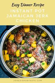 Instant Pot Jamaican Jerk Chicken And Rice Recipe Jerk Chicken And Rice Instant Pot Recipes Chicken Jamaican Jerk Chicken