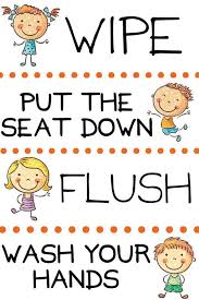 Kids Potty Training Bathroom Basket Kids Bathroom Sign Kids Potty Potty Training Kids