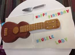 Now anyone can play a happy birthday song with a ukulele with only 3 basic chords: Ukulele Celebration Cake Hello Hooray