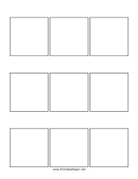 Printable Three Panel Comic Page Comic Book Template Comic Template Comic Strip Template