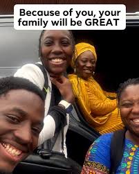 Because of you, your family will be GREAT