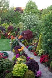 Path Through The Late Spring Flowers In The Upper Garden Small Front Yard Landscaping Front Yard Landscape Design Minimalist Garden Small Garden Design
