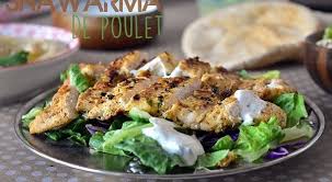 Recette Shawarma De Poulet Libanais Recette Poulet Libanais Cuisine Libanaise Et Recettes Libanaises
