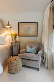 A Cozy Club Chair Adds Warmth To A Master Bedroom Chair On One Side And Small Table Or Rocking Cha Small Master Bedroom Bedroom Seating Master Bedrooms Decor