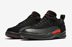 Air Jordan 12 Retro Black And Orange Quick Look At The Air Jordan 12 Xii Retro Low Max Orange Air Jordans Mens Nike Shoes Nike Air Jordans