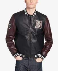 Pin By Mario Alberto Ortiz Guevara On Chaketas Leather Varsity Jackets Mens Big And Tall Tommy Hilfiger Man