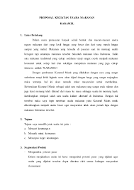 Bagaimana cara promosi produk makanan? 10 Contoh Latar Belakang Proposal Kegiatan Usaha Dll Doc