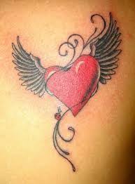 Wrist tattoo, angel tattoo, wings tattoo, rip tattoo, women's tattoo, more tips on widowed life @widsnextdoor.com. Tattoo Feather Letter Angel Wings 22 Ideas Heart With Wings Tattoo Feather Tattoos Angel Wings Heart Tattoo