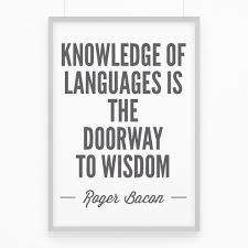A Different Language Is A Different Vision Of Life Federico Fellini Motivation Quote Quote About Language Learning Knowledge Of Languages Is The Doorway To Wisdom Roger Bacon Learning Quotes Science Quotes Education Quotes