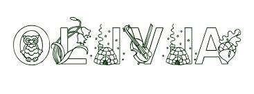 Against such things there is no law. Coloring Page First Name Olivia