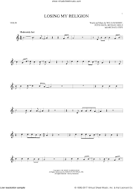 The violin, together with the piano, is considered an iconic. R E M Losing My Religion Sheet Music For Violin Solo Pdf