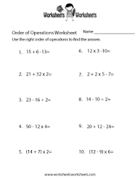 Order of operations madness is a set of 2 worksheets that allow your students to practice order of operations using basketball brackets to increase their interest. Order Of Operations Worksheets Worksheets Worksheets