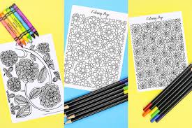 No details in the background. Free Spring Coloring Pages For Adults The Country Chic Cottage