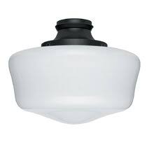 Traditional light kit design blends well with a variety of indoor ceiling fan styles. Schoolhouse Ceiling Fan Light Kits You Ll Love In 2021 Wayfair