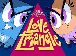 The Fairly Oddparents In Love Triangle The Fairly Oddparents Title Card Triangle