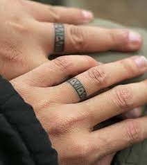 18 Lovely Wedding Ring Tattoos That Symbolize Your Love 2019 Ring Tattoo Designs Wedding Band Tattoo Tattoo Wedding Rings