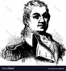 General henry knox vintage Royalty Free Vector Image