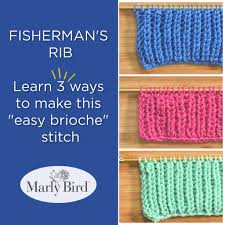 Whether it's to pass that big test, qualify for that big promotion or even master that cooking technique; Fisherman S Rib Stitch 3 Ways Knit Stitch Library Marly Bird