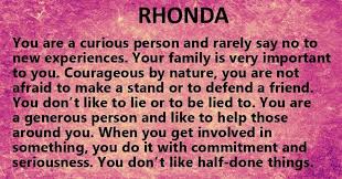 Image Result For What Does The Name Rhonda Mean In The Bible What Is Your Name Meaning Of My Name Names With Meaning