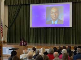 Carol Blanks did a great job emceeing West Hartford's MLK Day event today,  which included creation of the Earl Exum servant leader award