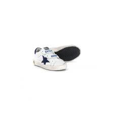 Golden Goose Kids Superstar Strap Sneakers White Leather