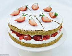Strawberries Cream Sponge Cake Recipe Eat Your Books Cake Recipes Sponge Cake Recipes Sponge Cake