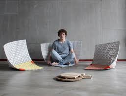 Seating In Seconds Fold These Fun Floor Tiles Into Chairs Furniture Design Interior Furniture Modular Tile