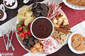 Double Chocolate Fondue Sugarhero Easy Fondue Recipes Dessert Fondue Chocolate Fondue