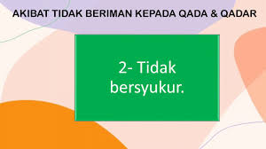 Dan takdir qadar ini juga boleh diubah dengan doa. Kelebihan Beriman Dan Tidak Beriman Dengan Qada Dan Qadar Youtube