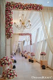 A Dreamy Pathway For Your Dream Wedding Weddingideas Weddingpathway Weddingde Wedding Entrance Decor Wedding Hall Decorations Indian Wedding Decorations