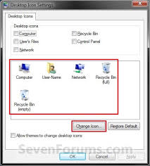 Choose from 1700+ desktop icons vector download in the form of png, eps, ai or psd. Desktop Icons Change Or Restore Default Icon Windows 7 Help Forums
