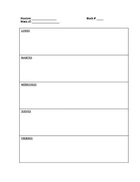 Spanish Bellwork Sheet With Spanish Days Of The Week Bellwork Made Easy Bell Work Spanish Days Of The Week High School Spanish Classroom