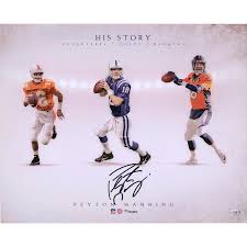 Jun 16, 2021 · to play off of that connection, peyton manning's congratulatory video involved him shouting out the phrase while speaking to vitello. Peyton Manning Tennessee Volunteers Denver Broncos Indianapolis Colts Autographed 16 X 20 His Story Photograph