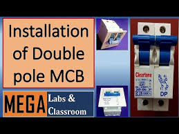 It shows how the electric. Installation Of Double Pole Mcb Two Pole Mcb Connection Mcb Wiring Connection Mcb Wiring Hindi Youtube