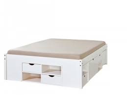 Lit en métal, lit double. Inter Link Double Bed Till 140x200cm White Meubis