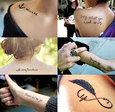 Small Quote Tattoos Tattoos For Women Small Tattoos