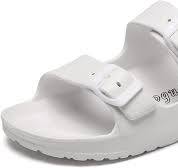 Men's Women's EVA Flat Sandals Adjustable Double Buckle ...