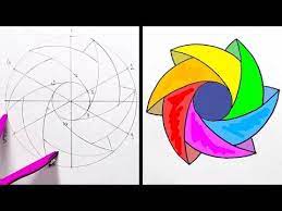 ١٩ فكرة لرسم أشكال هندسية وزخارف مدهشة youtube art character fictional characters