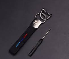 Multi Color Zinc Alloy Car Key Strap With Key Chain For Mercedes Audi Bmw Bmw Accessories Car Accessories Bmw
