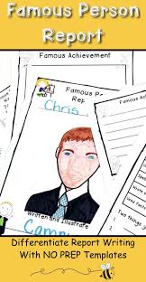 6th Grade Biography Sample For Students Pdf Biography Famous Person Report Digital And Pdf Distance Learning Writing Activities Social Studies For Kids First Grade Projects